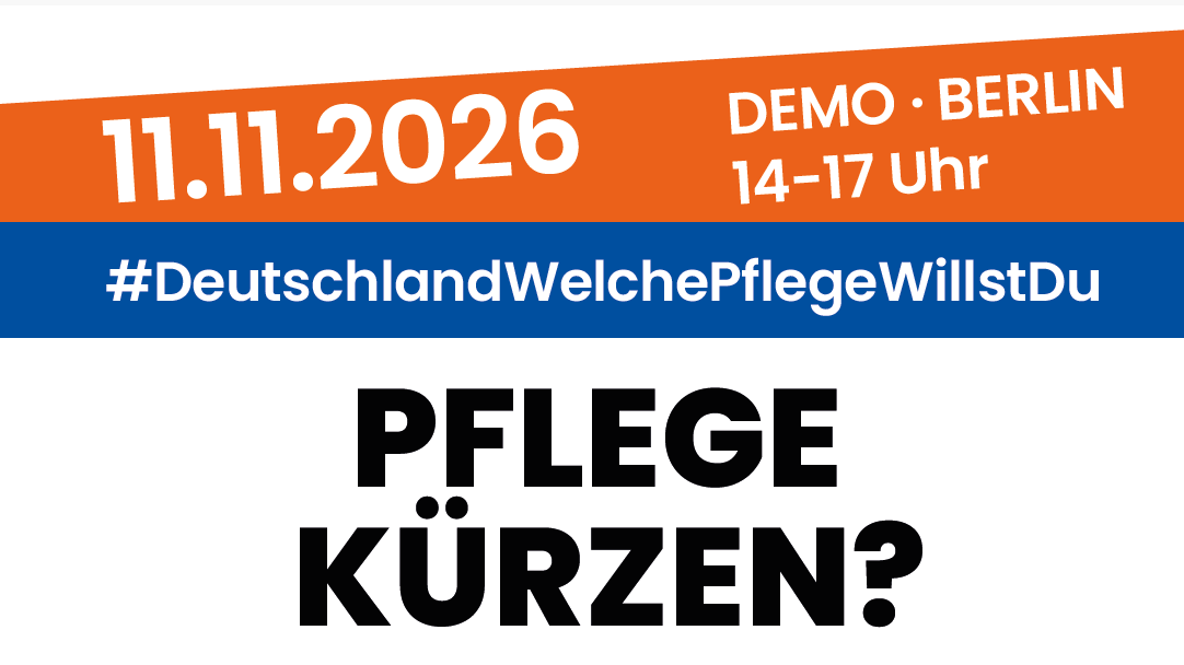 Aufruf zur Demo "Pflege kürzen?"